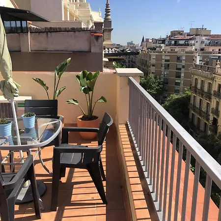 Con Terraza Privada Y Wifi En El Corazon De - Es-341-5 *