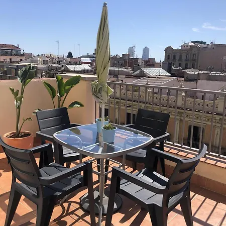 Con Terraza Privada Y Wifi En El Corazon De - Es-341-5 Апартаменты *