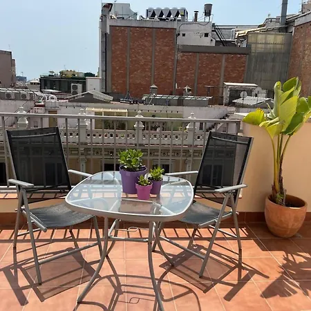 Con Terraza Privada Y Wifi En El Corazon De - Es-341-5